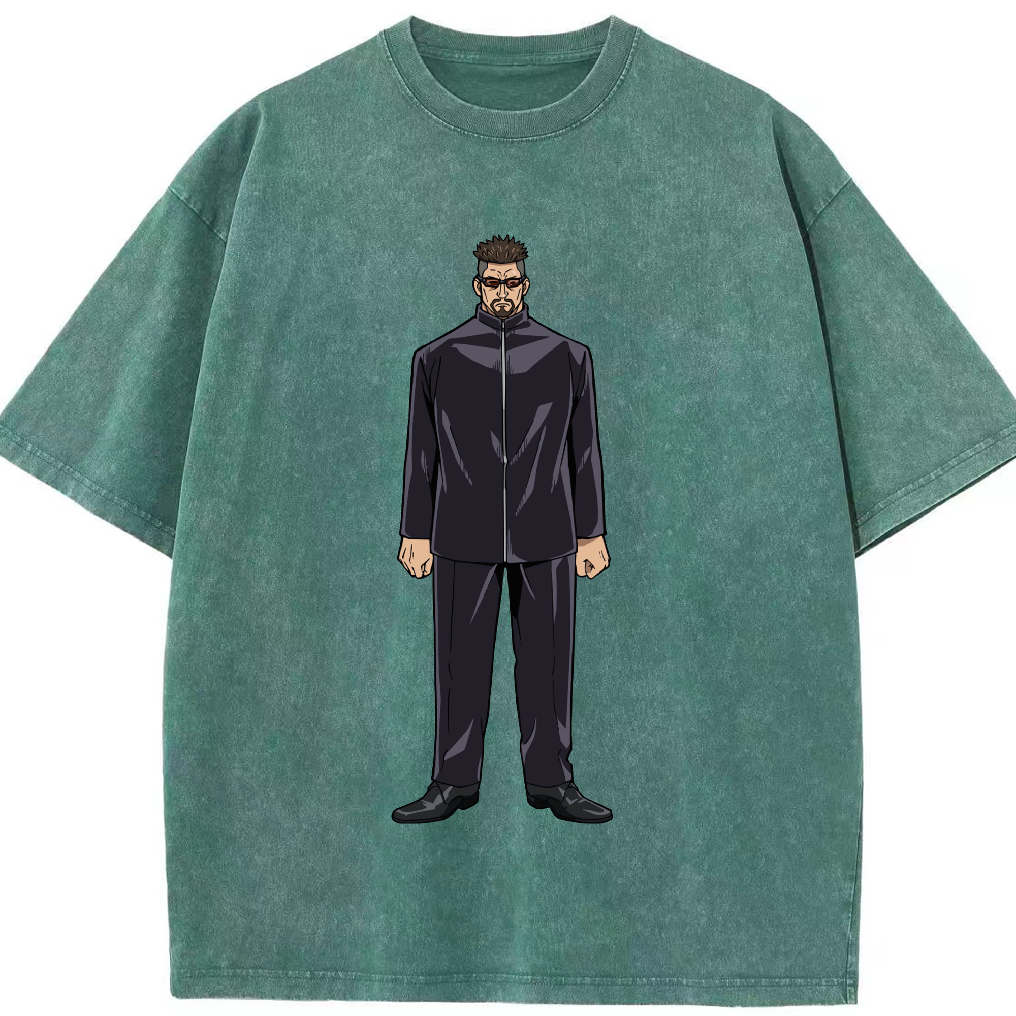 （画像用） 呪術廻戦 Jujutsu Kaisen 綿100% ヴィンテージ風 半袖Tシャツ（フロントプリント）